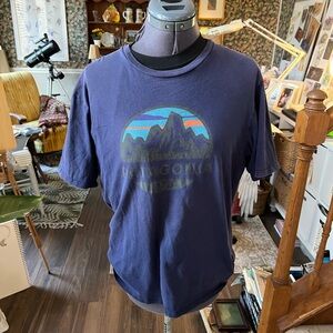 Patagonia blue Organic Cotton Tee size S